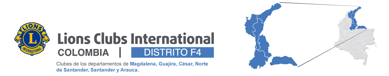 Mapa Oficial del Distrito F-4